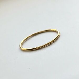 Elegant 14K Gold Filled Vintage Classic Thin Band Ring
